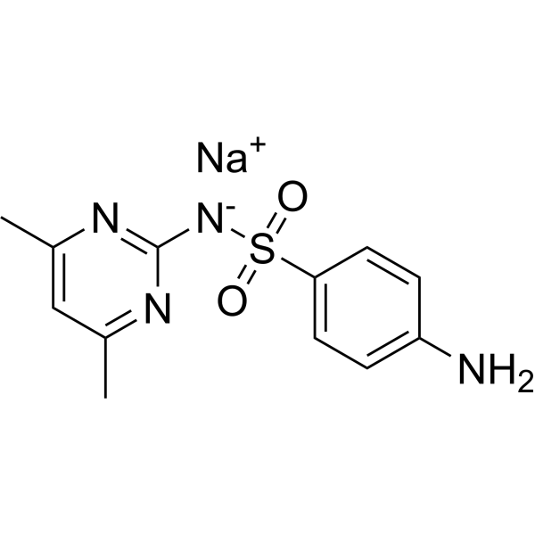 Sulfamethazine sodium (Sulfamethazine sodium; Sulfadimidine sodium; Sulfadimerazine sodium) 1981-58-